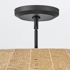 QN-LUCA-5P-M-BK-CAM Luca 5 Light Duo-Mount Pendant Black/Camel