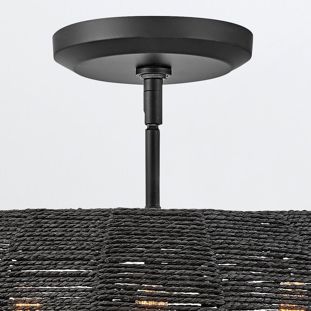 QN-LUCA-P-S-BK-BK Luca 3 Light Duo-Mount Pendant Black