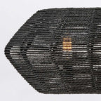 QN-LUCA-P-S-BK-BK Luca 3 Light Duo-Mount Pendant Black