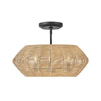 QN-LUCA-P-S-BK-CAM Luca 3 Light Duo-Mount Pendant Black/Camel
