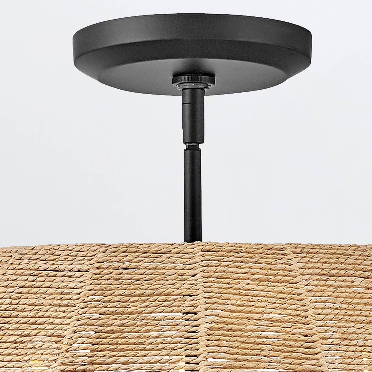QN-LUCA-P-S-BK-CAM Luca 3 Light Duo-Mount Pendant Black/Camel