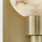 QN-LUCIAN1-VBS-AR Lucian 1 Light Wall Light Vintage Brass