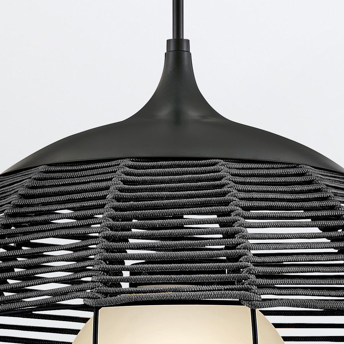 QN-MADDOX-P-M-BK-BK Maddox 1 Light Medium Outdoor Pendant Black