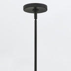 QN-MADDOX-P-M-BK-BK Maddox 1 Light Medium Outdoor Pendant Black