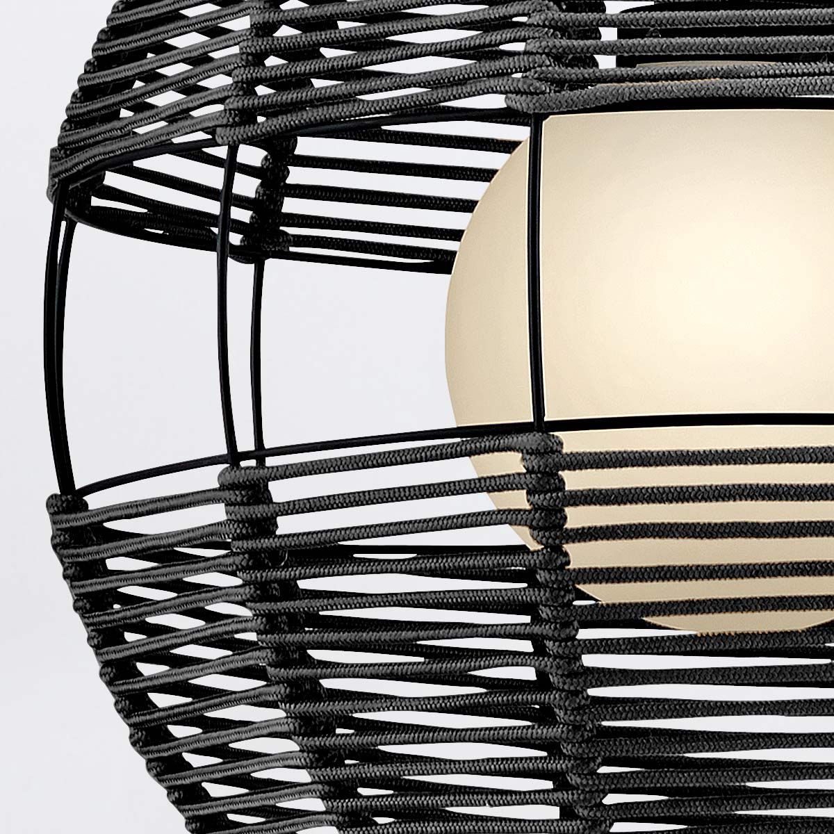 QN-MADDOX-P-M-BK-BK Maddox 1 Light Medium Outdoor Pendant Black