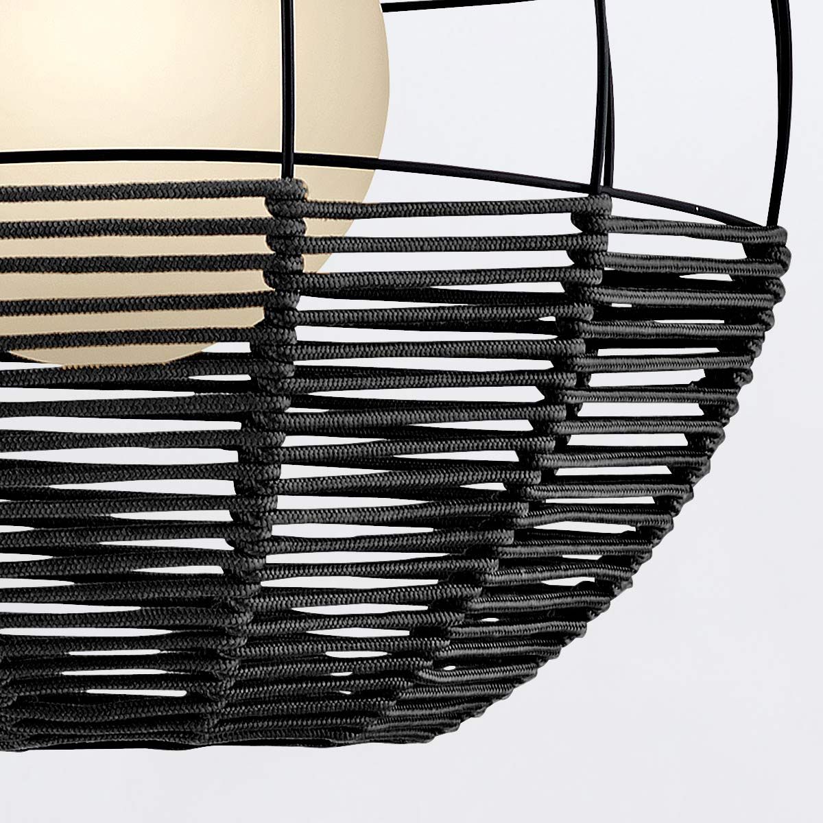 QN-MADDOX-P-M-BK-BK Maddox 1 Light Medium Outdoor Pendant Black