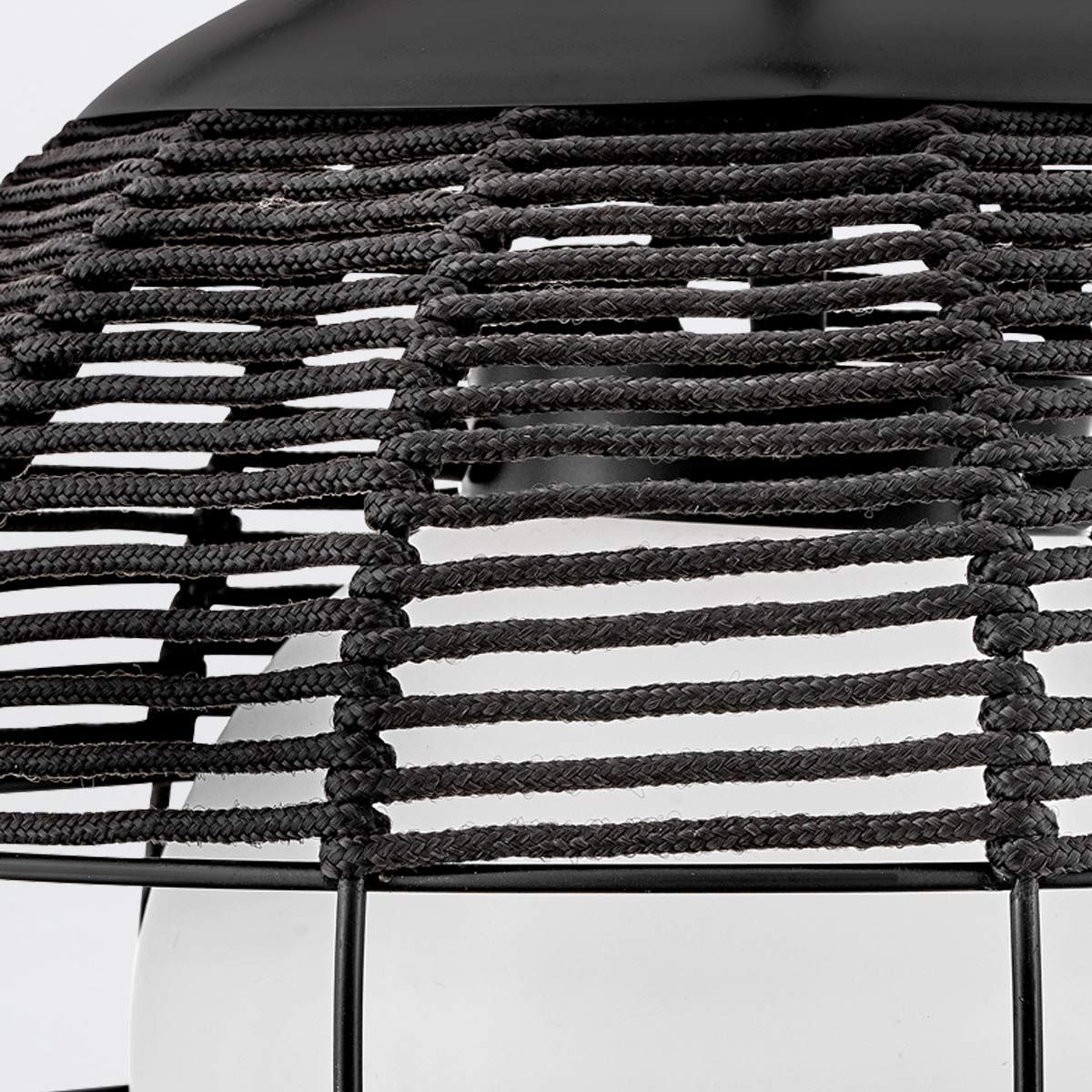 QN-MADDOX-P-S-BK-BK Maddox 1 Light Small Outdoor Pendant Black