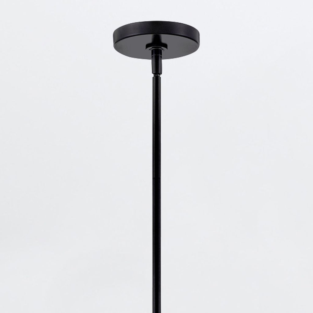 QN-MADDOX-P-S-BK-BK Maddox 1 Light Small Outdoor Pendant Black