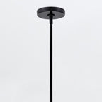 QN-MADDOX-P-S-BK-BK Maddox 1 Light Small Outdoor Pendant Black