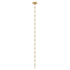 QN-MARNI-16P-292-NBR Marni 16 Head LED Pendant Natural Brass
