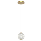 QN-MARNI-1P-NBR Marni Mini LED Pendant Natural Brass