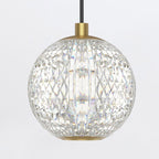 QN-MARNI-1P-NBR Marni Mini LED Pendant Natural Brass