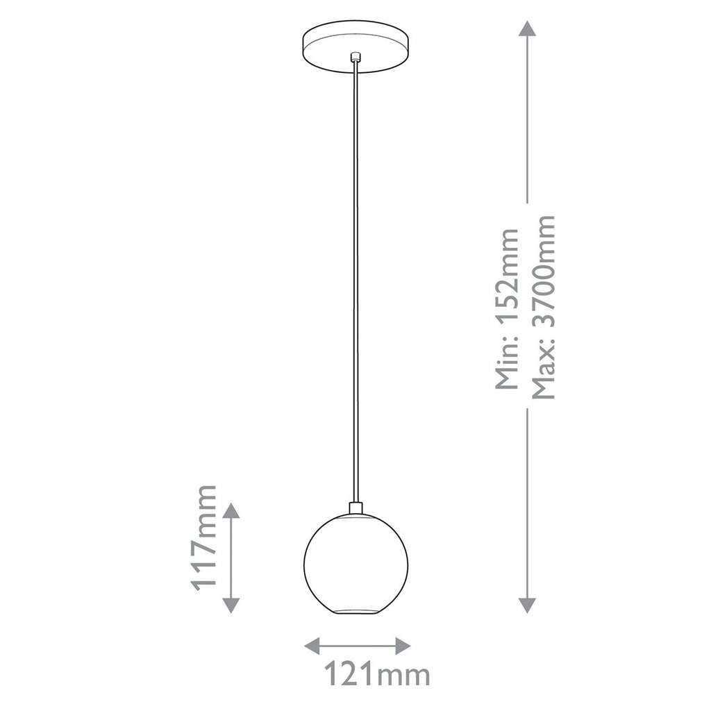 QN-MARNI-1P-NBR Marni Mini LED Pendant Natural Brass