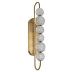 QN-MARNI-6WB-NBR Marni 6 Head LED Wall Light Natural Brass