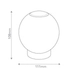 QN-MARNI-TL-S-NBR Marni Small LED Table Lamp Natural Brass