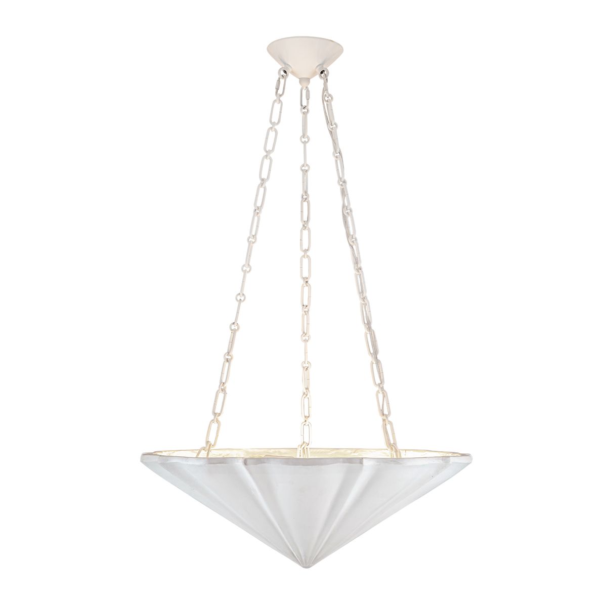 QN-MARTINE-P-WHT Martine 3 Light Pendant Antique White