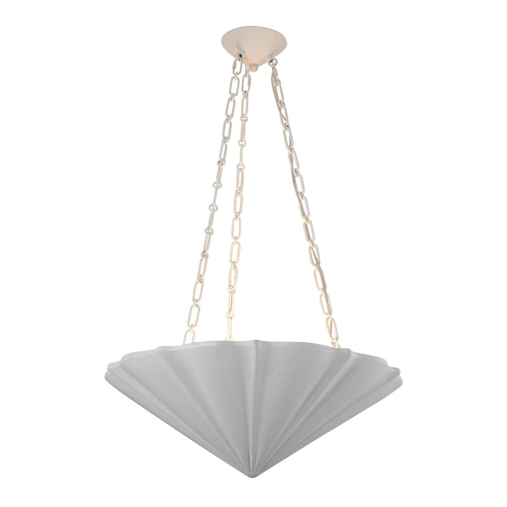 QN-MARTINE-P-WHT Martine 3 Light Pendant Antique White