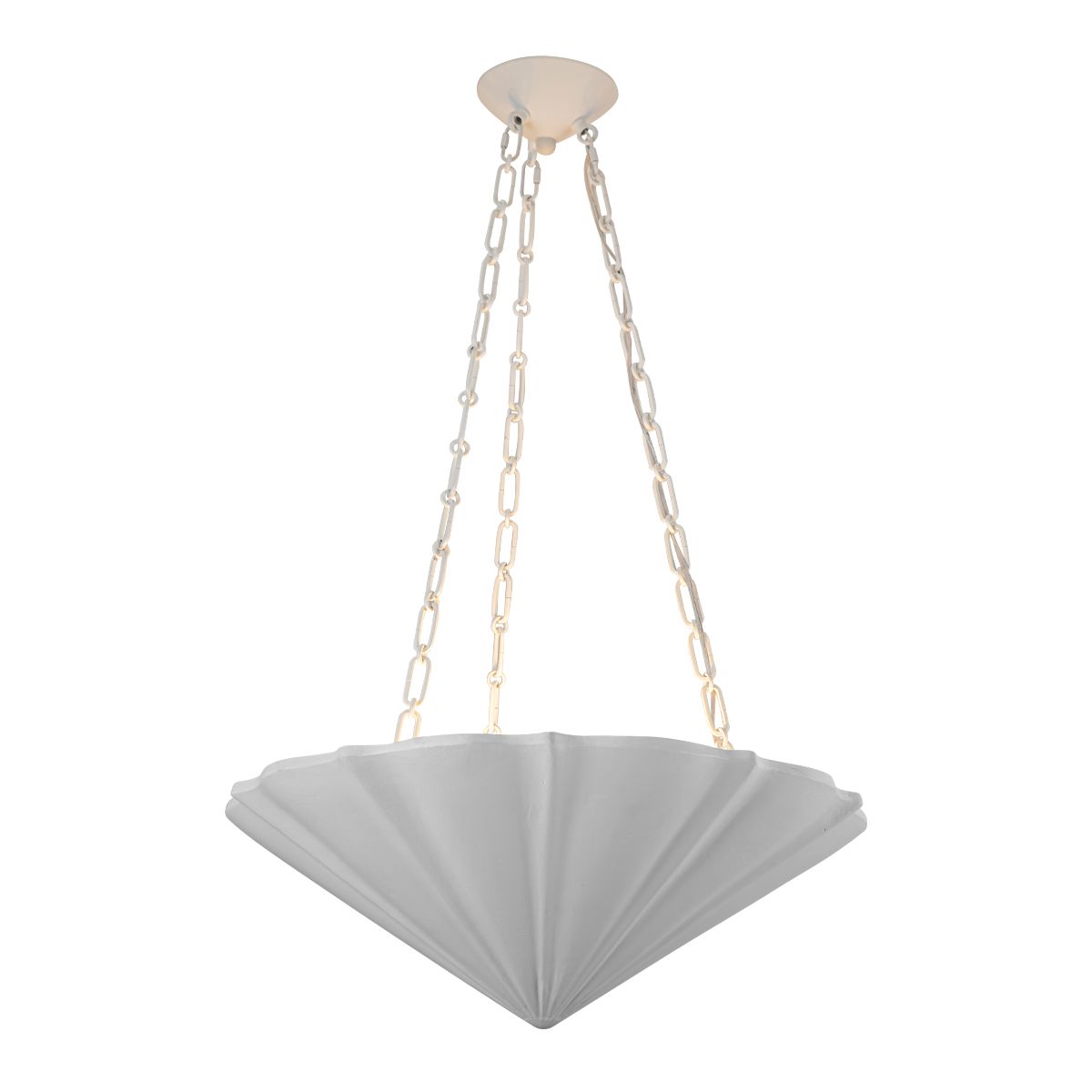 QN-MARTINE-P-WHT Martine 3 Light Pendant Antique White