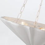 QN-MARTINE-P-WHT Martine 3 Light Pendant Antique White