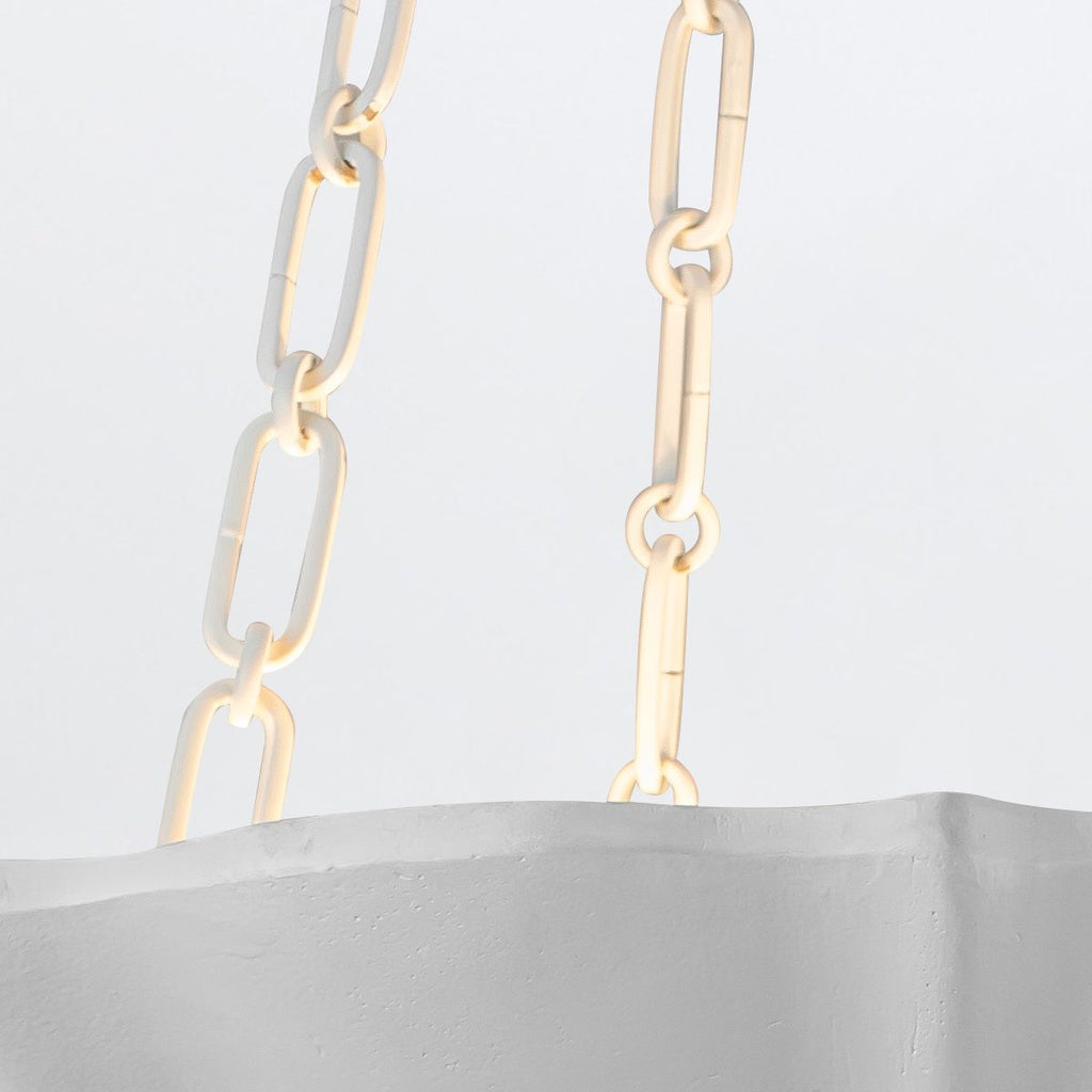 QN-MARTINE-P-WHT Martine 3 Light Pendant Antique White
