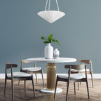 QN-MARTINE-P-WHT Martine 3 Light Pendant Antique White