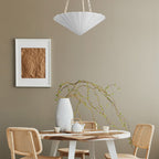 QN-MARTINE-P-WHT Martine 3 Light Pendant Antique White