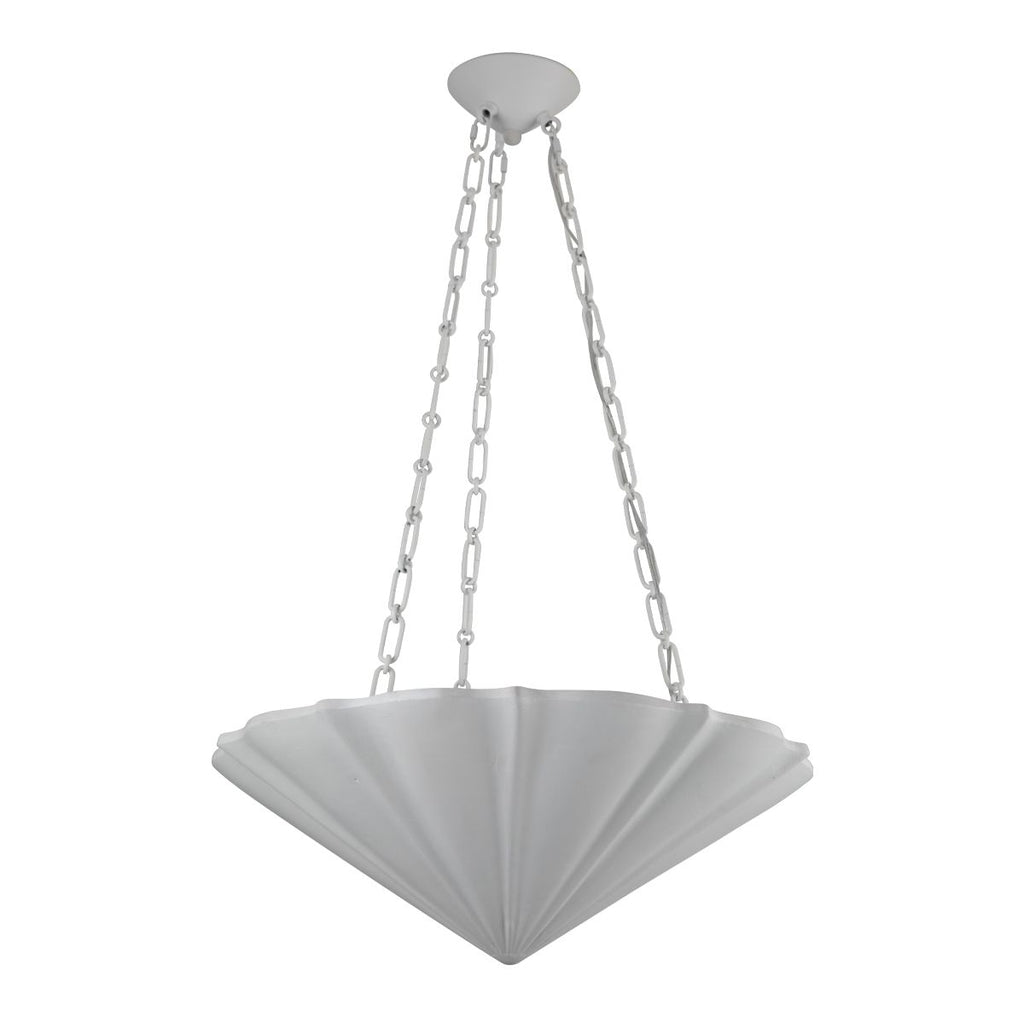 QN-MARTINE-P-WHT Martine 3 Light Pendant Antique White