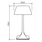 QN-NOSTALGIA-TL-M-TEAK Nostalgia Table Lamp Teak