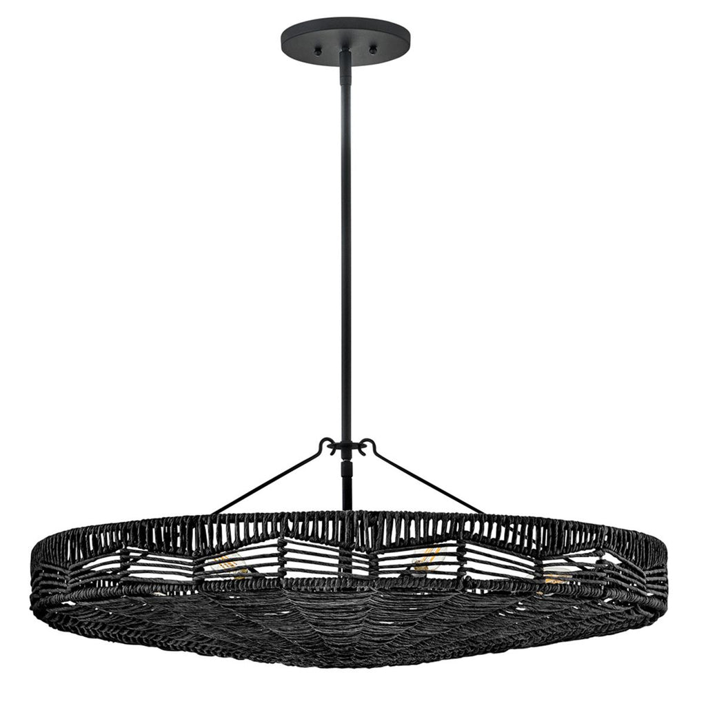 QN-OPHELIA-6P-BK-BK Ophelia 6 Light Duo Mount Pendant Black