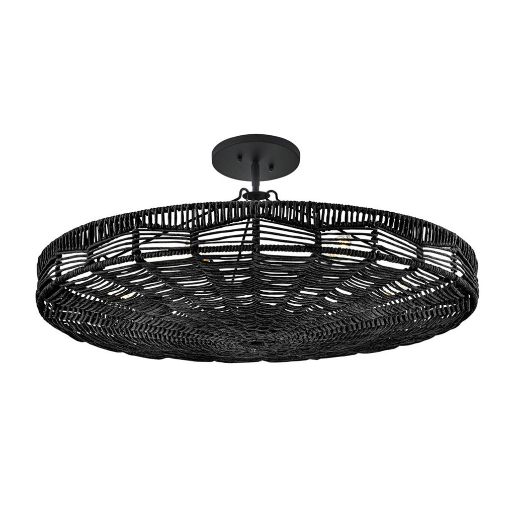 QN-OPHELIA-6P-BK-BK Ophelia 6 Light Duo Mount Pendant Black