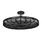 QN-OPHELIA-6P-BK-BK Ophelia 6 Light Duo Mount Pendant Black