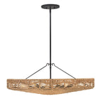 QN-OPHELIA-6P-BK-CAM Ophelia 6 Light Duo Mount Pendant Black/Camel