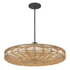 QN-OPHELIA-6P-BK-CAM Ophelia 6 Light Duo Mount Pendant Black/Camel