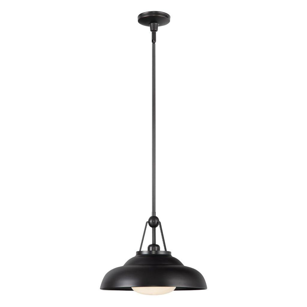 QN-PALMETTO-P-M-UBZ Palmetto 1 Light Pendant Urban Bronze