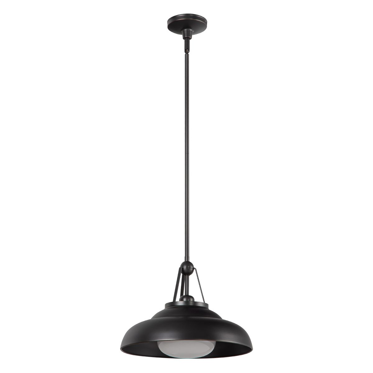 QN-PALMETTO-P-M-UBZ Palmetto 1 Light Pendant Urban Bronze