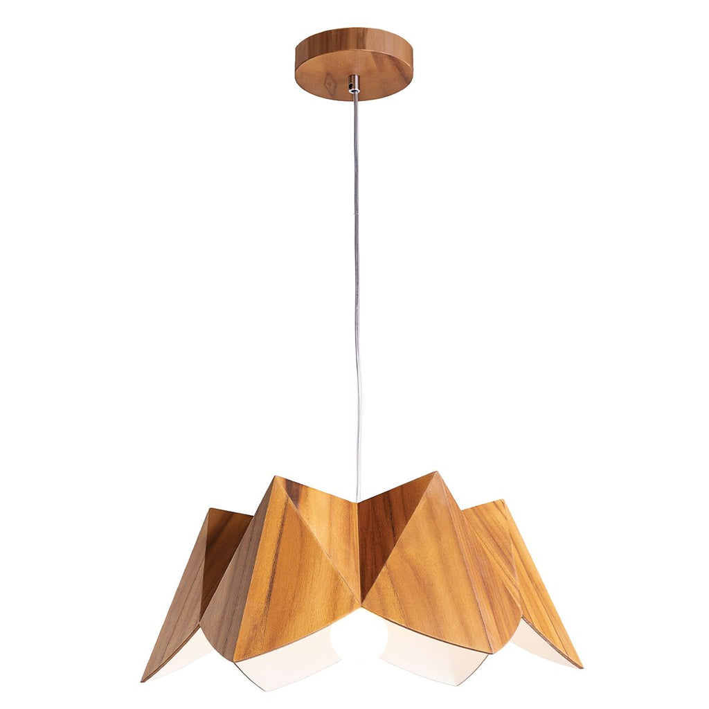 QN-PHYSALIS-P-M-TEAK Physalis Pendant Light Teak