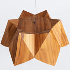 QN-PHYSALIS-P-M-TEAK Physalis Pendant Light Teak