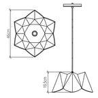 QN-PHYSALIS-P-M-TEAK Physalis Pendant Light Teak