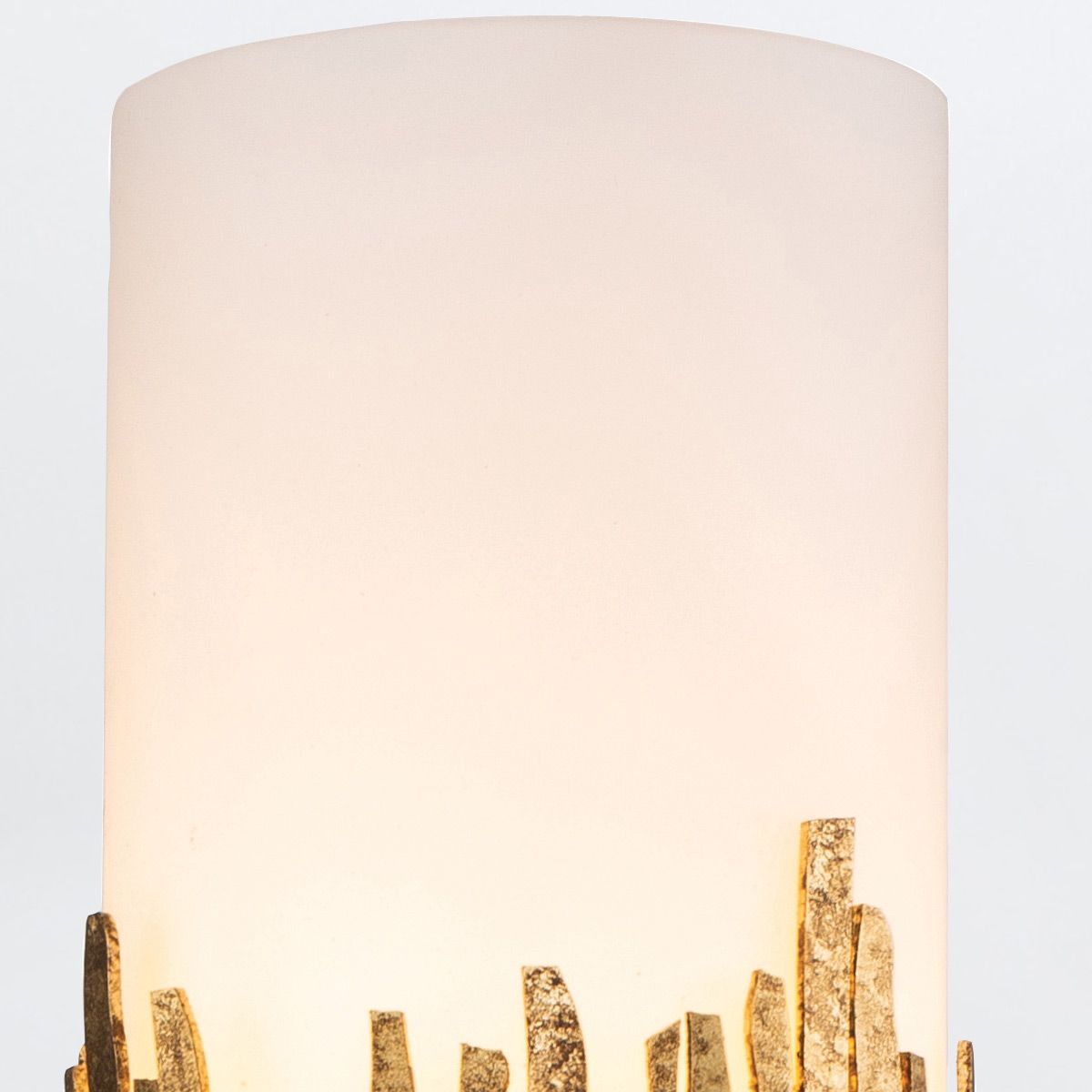 QN-SAWGRASS-1WB-DG-O Sawgrass Bathroom 1 Light Wall Light Gold Leaf with Antique Glaze