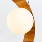 QN-SFERA-1P-TEAK Sfera 1 Light Pendant Light Teak