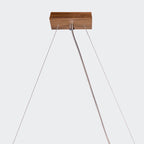 QN-SFERA-3P-TEAK Sfera 3 Light Linear Pendant Light Teak