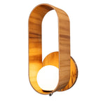 QN-SFERA-WB-L-TEAK Sfera Wall Light Teak