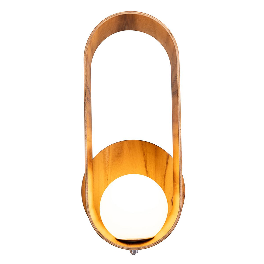 QN-SFERA-WB-L-TEAK Sfera Wall Light Teak