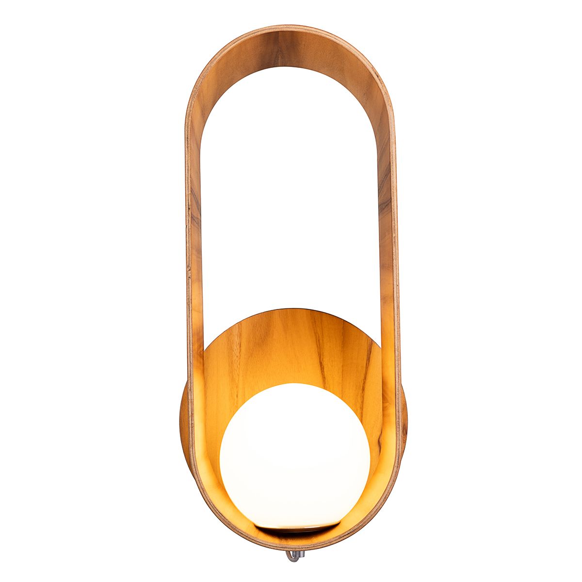 QN-SFERA-WB-L-TEAK Sfera Wall Light Teak
