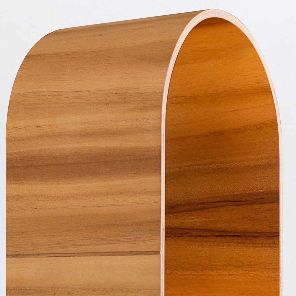 QN-SFERA-WB-L-TEAK Sfera Wall Light Teak