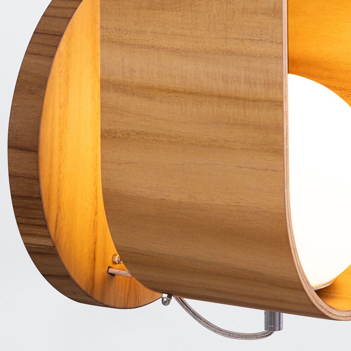 QN-SFERA-WB-L-TEAK Sfera Wall Light Teak