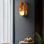 QN-SFERA-WB-L-TEAK Sfera Wall Light Teak