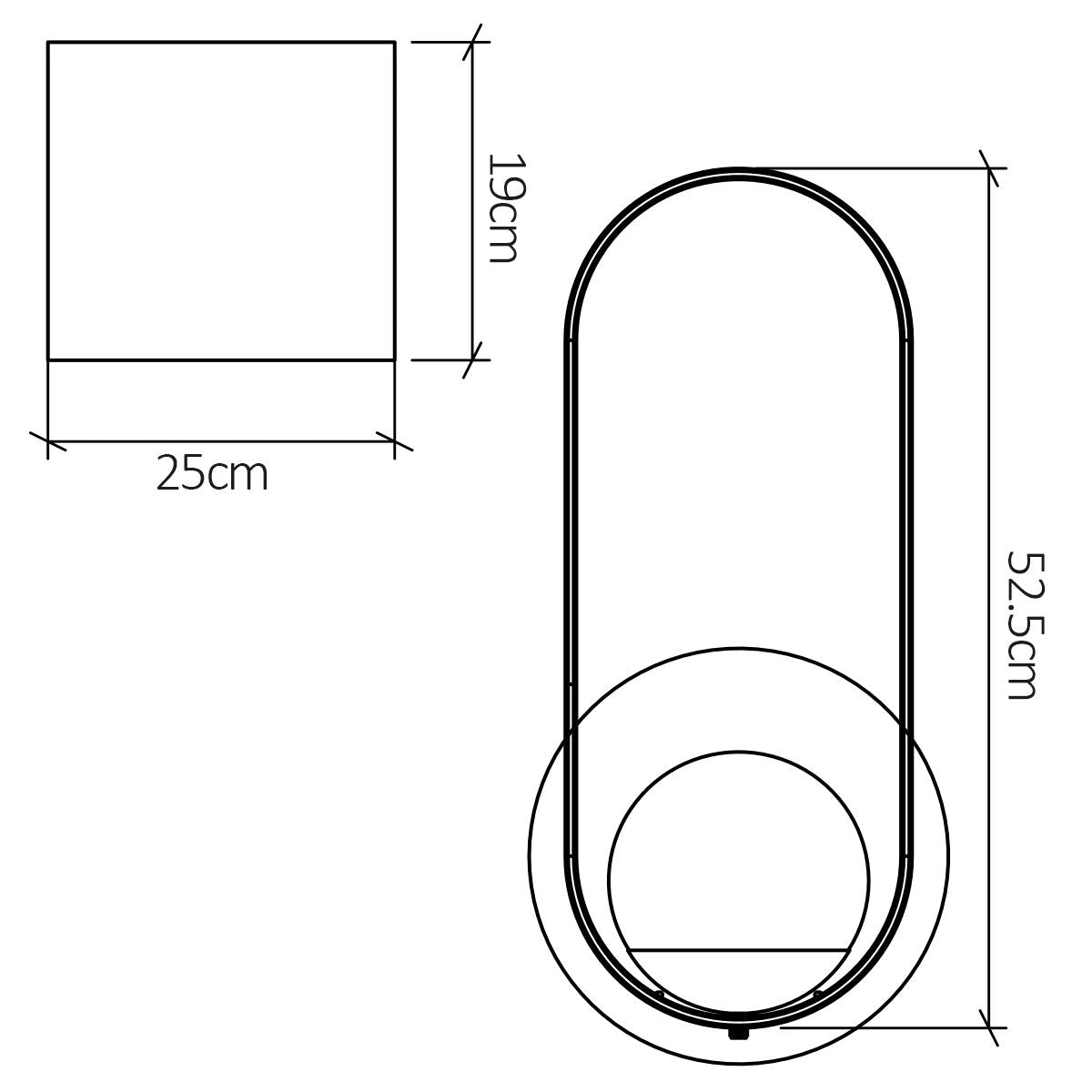 QN-SFERA-WB-L-TEAK Sfera Wall Light Teak