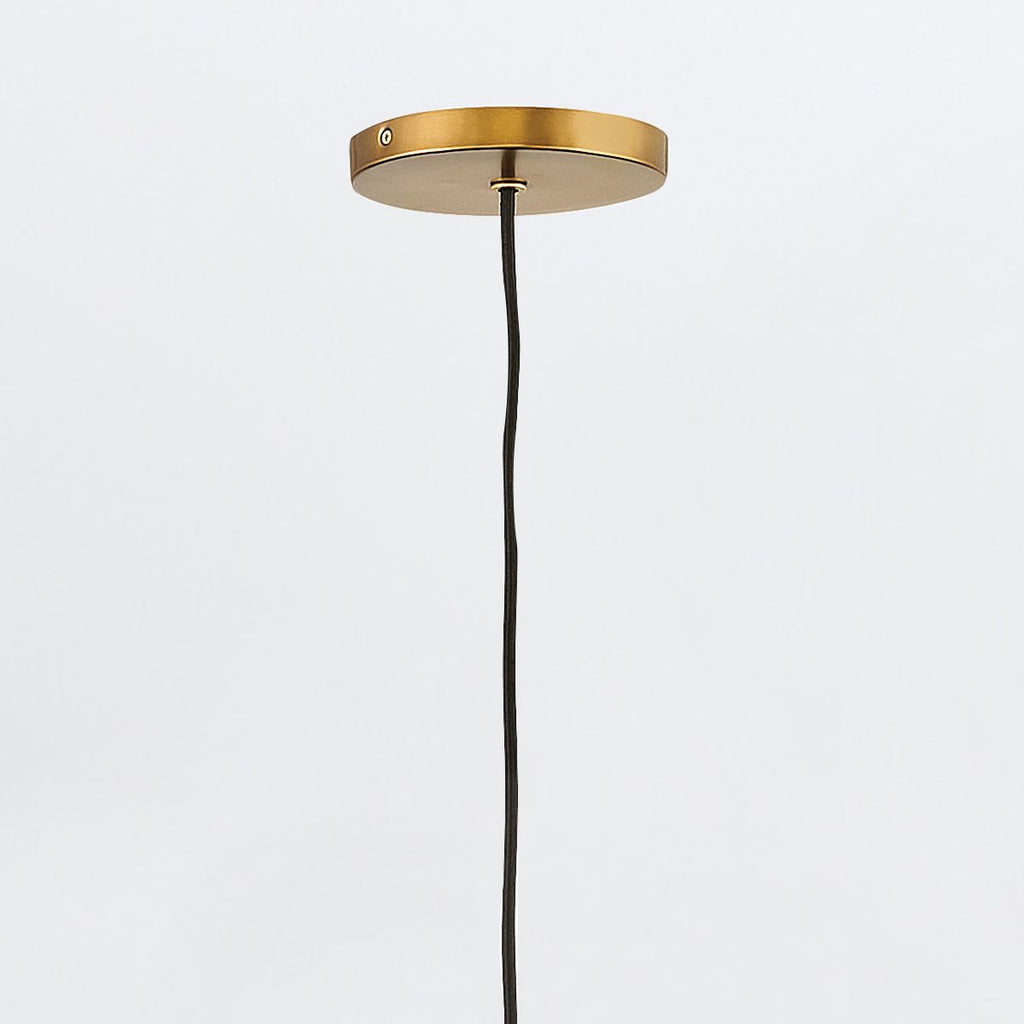QN-SKYE-1P-S Skye 1 Light Small Pendant Heritage Brass