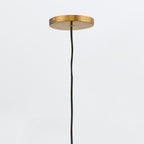 QN-SKYE-1P-S Skye 1 Light Small Pendant Heritage Brass